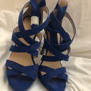 Gorgeous Royal Blue strappy heels